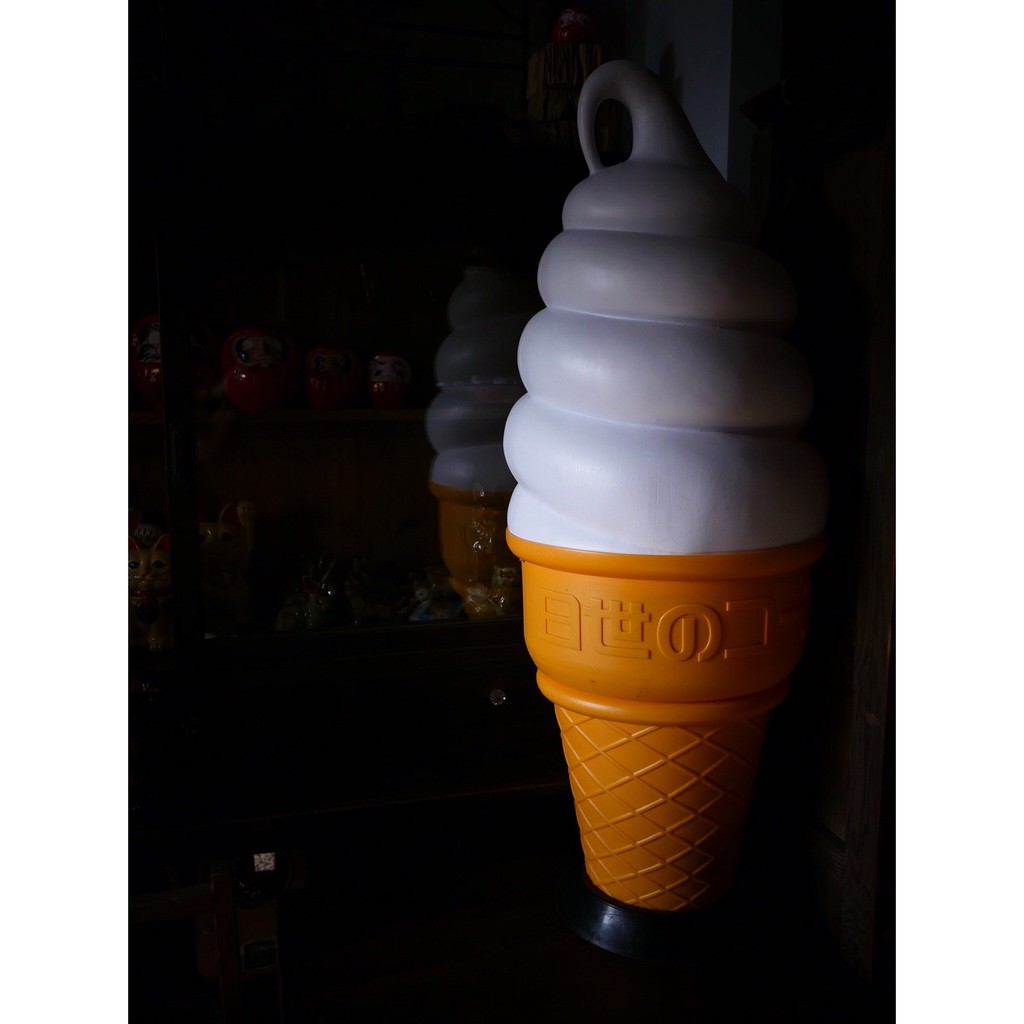 日世 ソフトクリーム看板 電飾 販促 ライト 電気 置物 行燈 日世 ソフトクリーム看板 電飾 使いこなそ 販促 ライト 電気