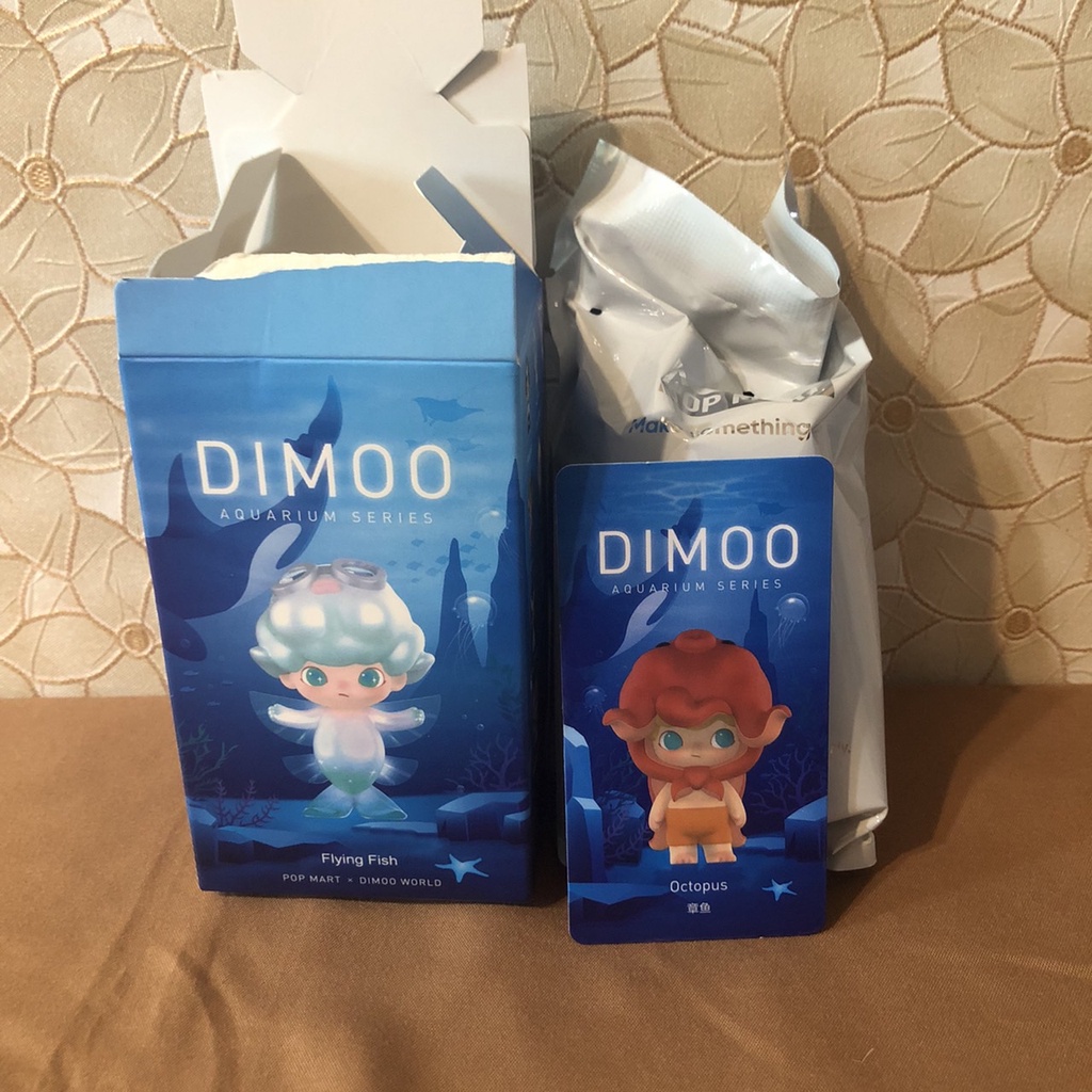 DIMOO 水族館系列 pop mart 泡泡瑪特 海洋 水族館系列 章魚 盒玩 公仔 | 蝦皮購物