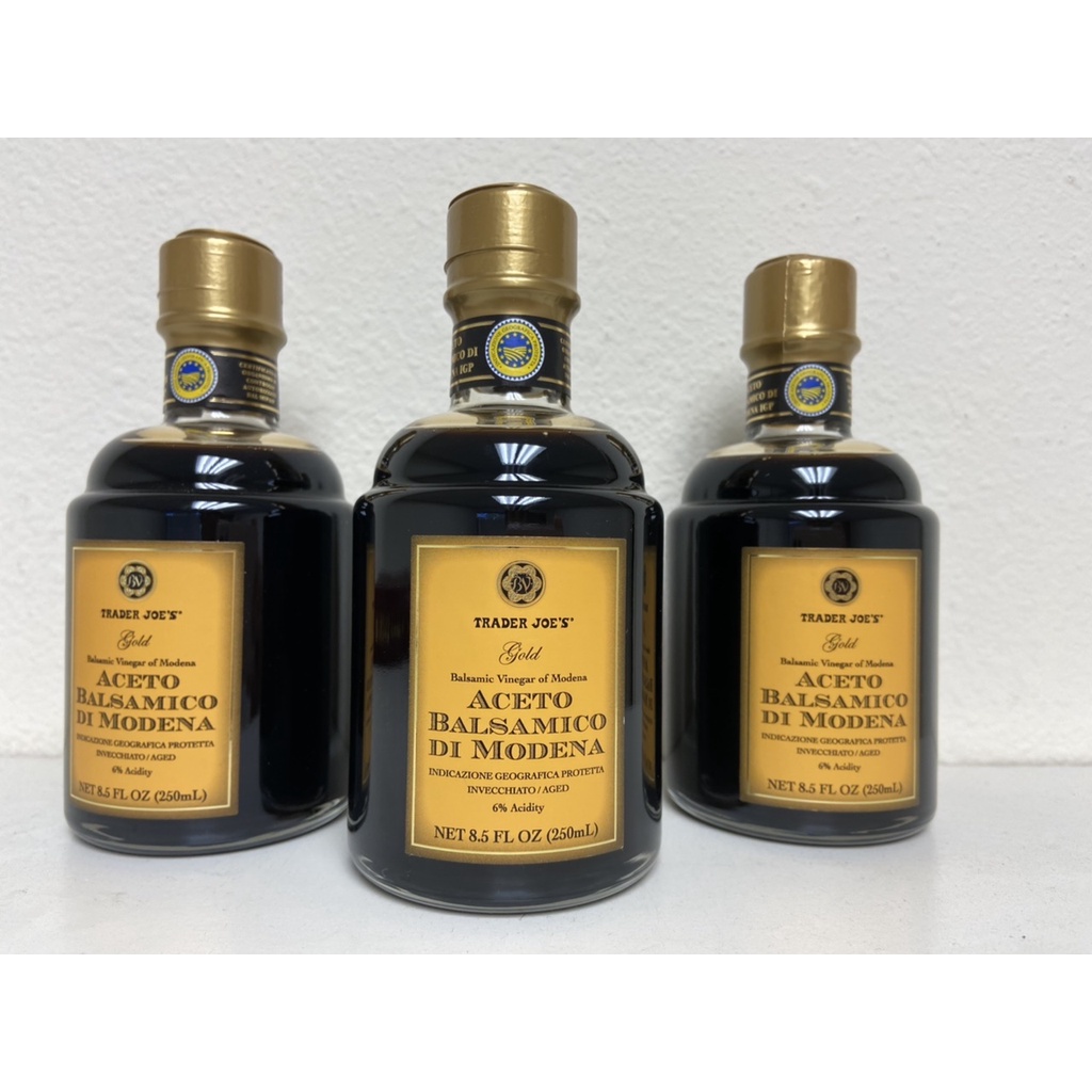Trader joe's Balsamic Vinegar of Modena 義大利巴薩米克醋 義大利摩德納香醋 陳年 蝦皮購物