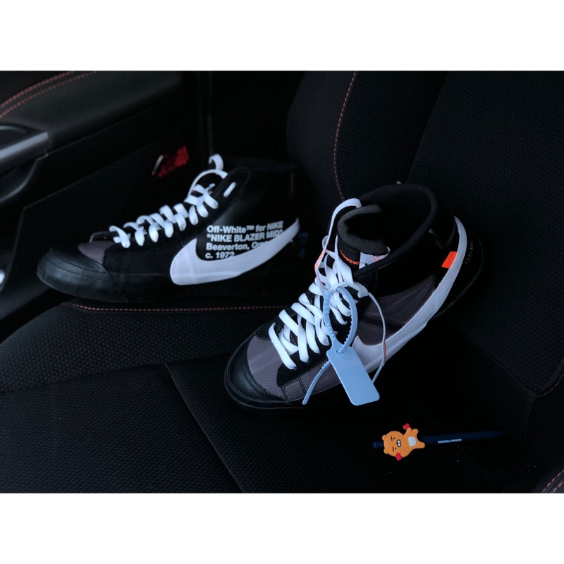 Nike x off white ow blazer mid black the ten | 蝦皮購物