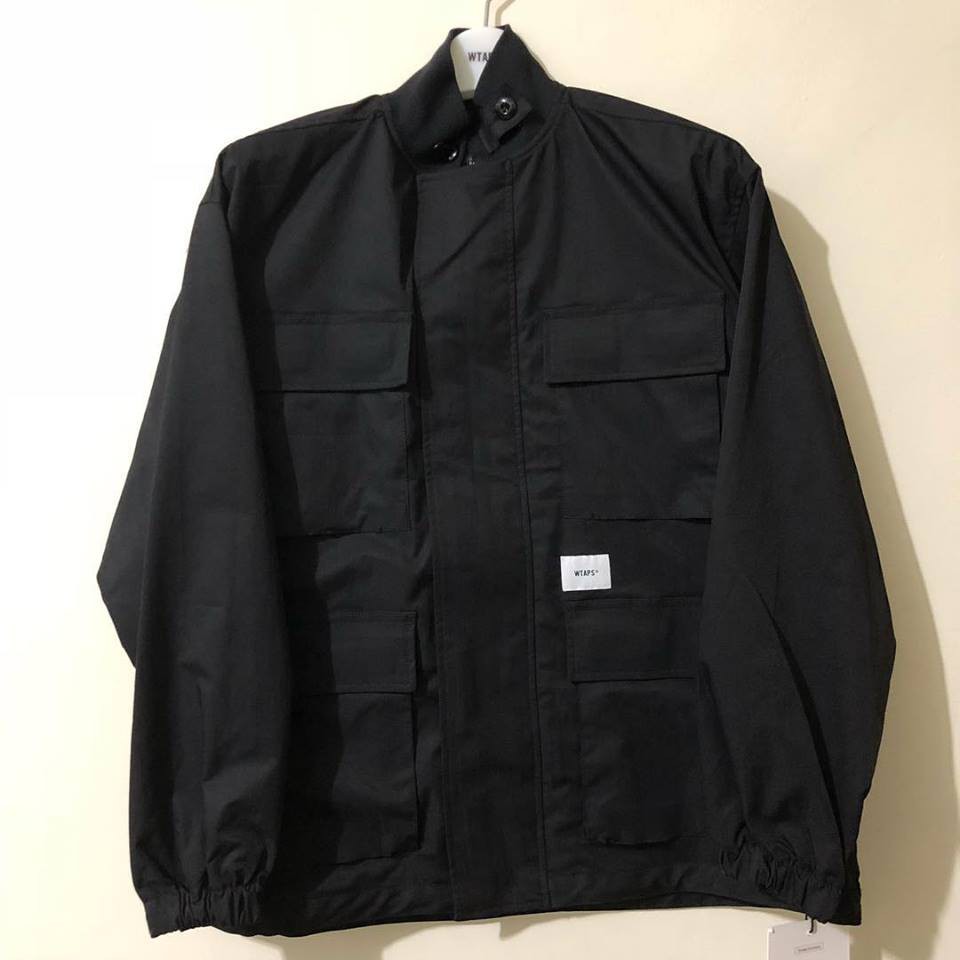 WTAPS 18AW FELICIA / JACKET. POLY. TWILL OD BK