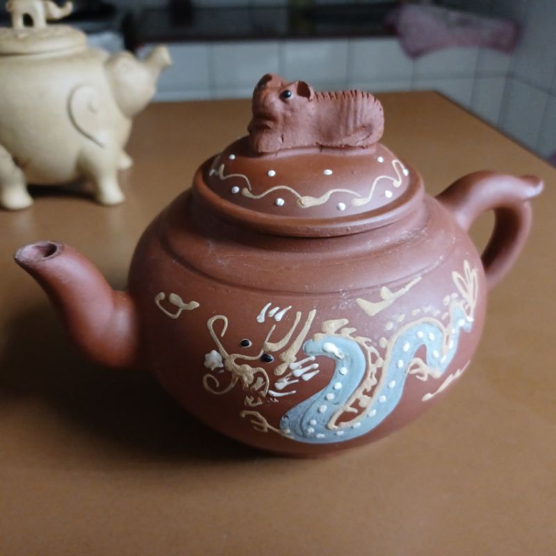20年老壺】紅泥紫砂壺/臥虎藏龍/顧景舟早期茶壺| 蝦皮購物