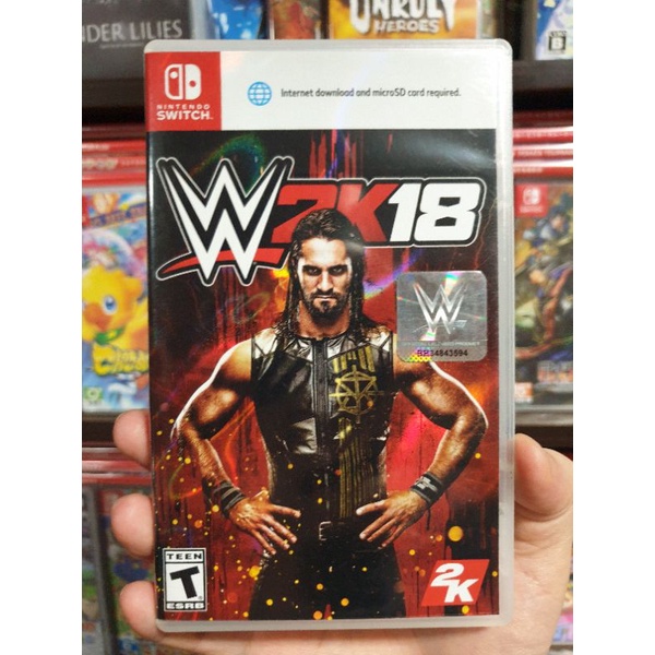 中古 WWE 2K18 Nintendo switch ソフト北米版 NY購入 WWE 2K18