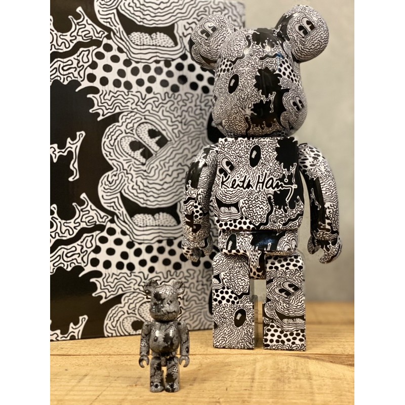 BE@RBRICK Keith Haring Mickey Mouse 凱斯哈林米奇100％ & 400