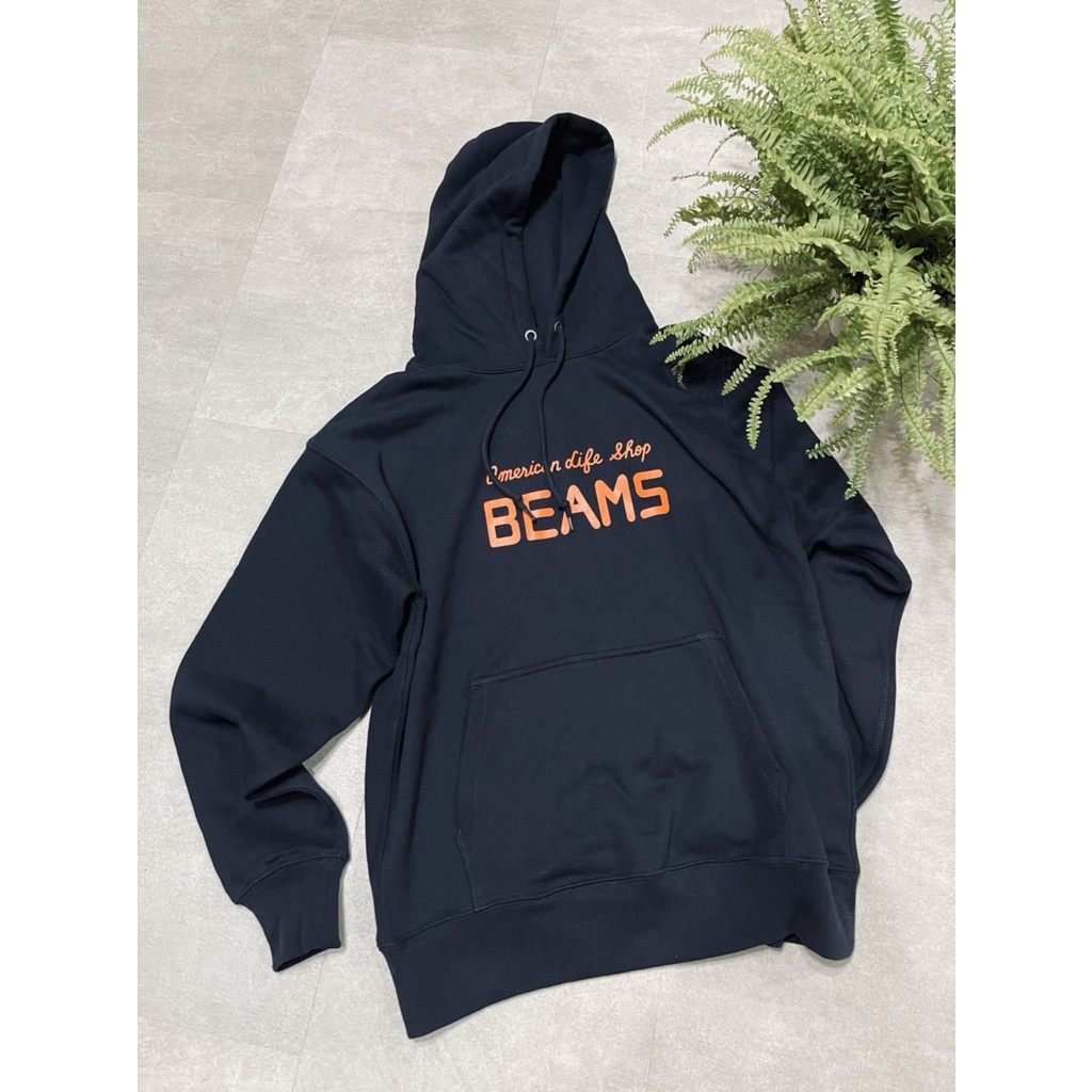 XENO} 全新正品BEAMS 45th Classic Logo Products SWEAT HOODIE 帽t