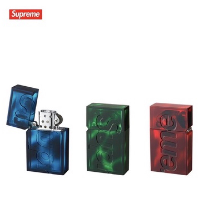 OGC}Supreme TSUBOTA PEARL HARD EDGE LIGHTER 3色渲染硬邊打火機