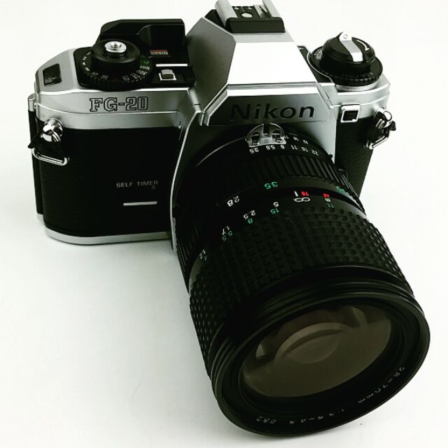 Nikon FG20 底片式單眼相機+鏡頭Tokina 28-70mm F3.5-4.5 | 蝦皮購物