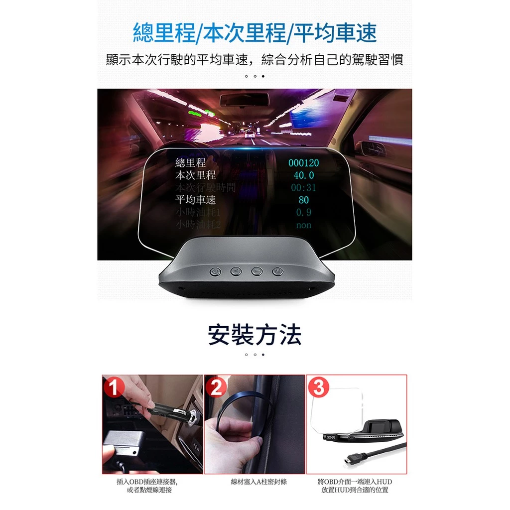 【行車黑科技】FLYone C3 OBD2+GPS 雙系統抬頭顯示器：全方位數據監控，讓駕駛更專注、更安全！