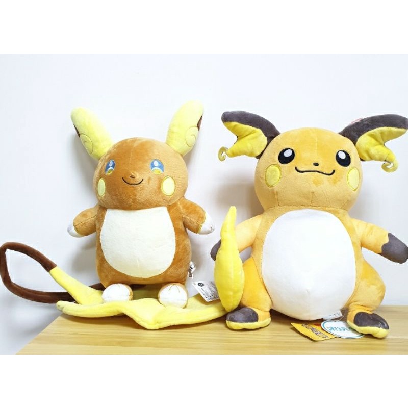 【雷丘 阿羅拉雷丘】正版精靈寶可夢雷丘玩偶 娃娃 pokemon進化版雷丘 站姿雷丘玩偶 | 蝦皮購物