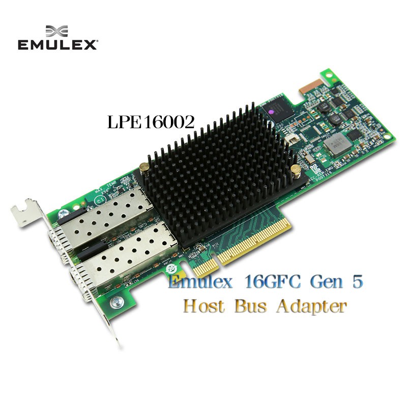 Emulex LPE16002 16GFC Gen 5 HBA光纖卡 PCI-E介面 光纖通道卡 SAN網路儲存 | 蝦皮購物