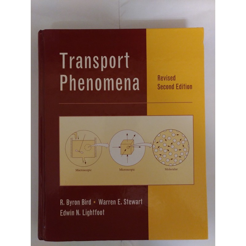 Transport Phenomena 2nd》ISBN:047011539 輸送現象Bird 鳥書化工九成