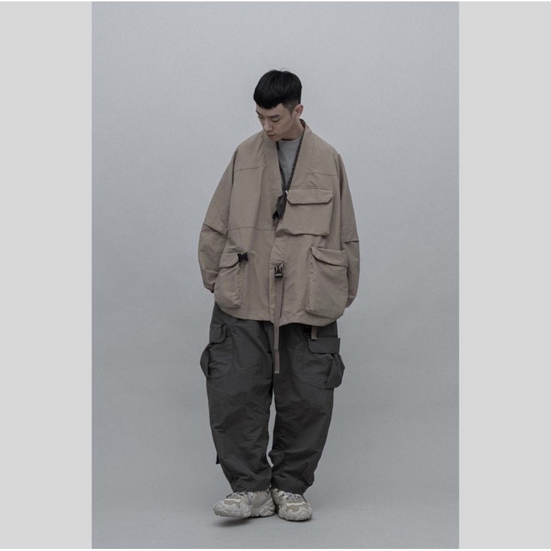 GOOPiMADE VT-04 Utility Jinbei Jacket 孤僻goopi甚平外套沙色一號