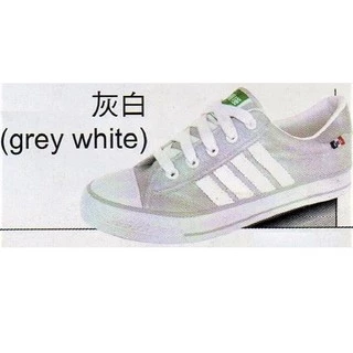 騰隆雨衣鞋行-中國強休閒帆布鞋 CH83-灰白 *本產品每周二至隔周一之訂單固定於隔周三出貨.
