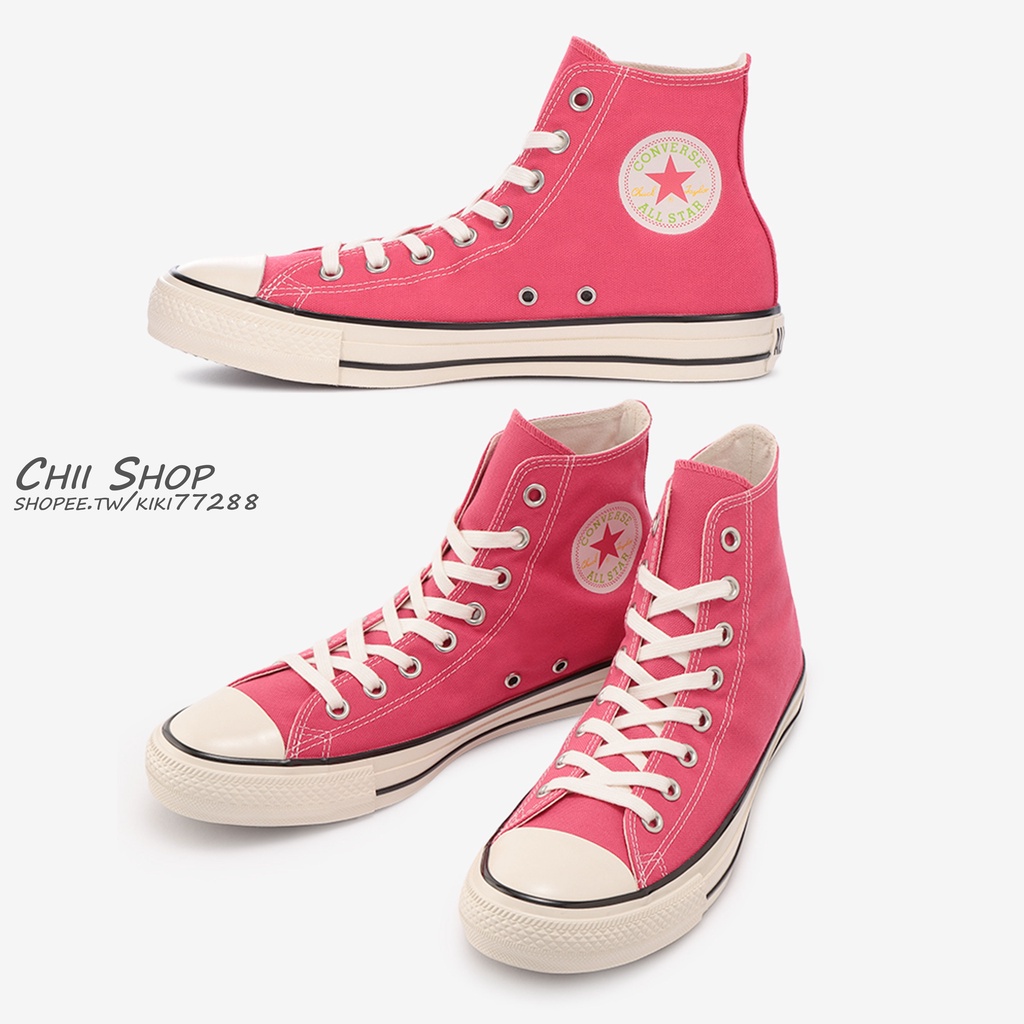 CHII】日本限定Converse ALL STAR US NEONCOLORS OF HI 霓虹桃粉高筒