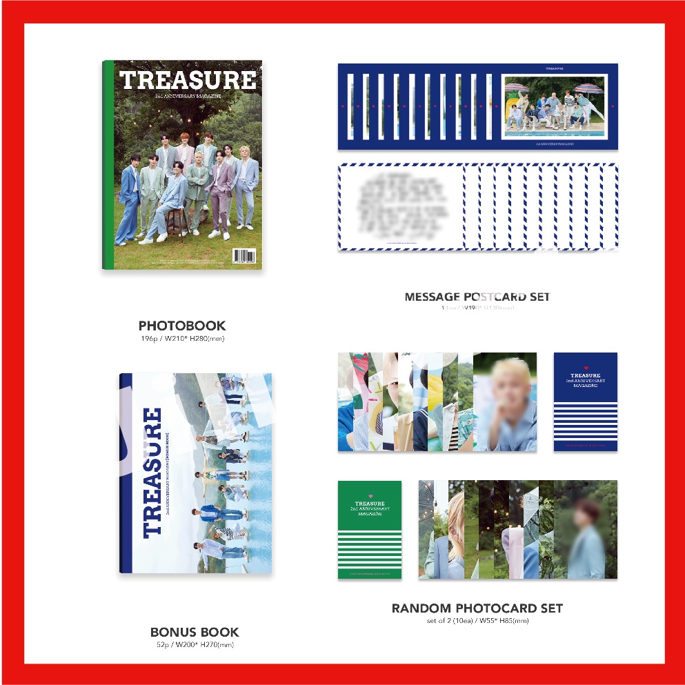 微音樂💃現貨/官網版特典TREASURE - 2ND ANNIVERSARY MAGAZINE