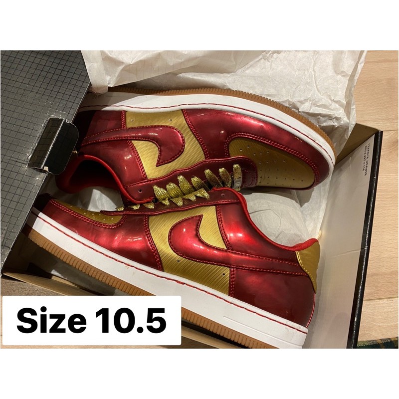 Nike Air Force 1 鋼鐵人iron man配色尺寸10.5 8.5成新| 蝦皮購物