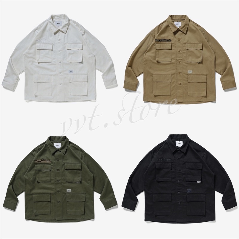 WTAPS 21AW JUNGLE 01 / LS / COTTON. TWILL 四袋長袖襯衫外套| 蝦皮購物