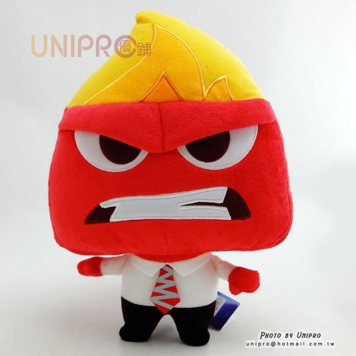 腦筋急轉彎 Inside out 怒怒 Anger 站姿玩偶 絨毛娃娃 皮克斯 迪士尼正版授權 | 蝦皮購物
