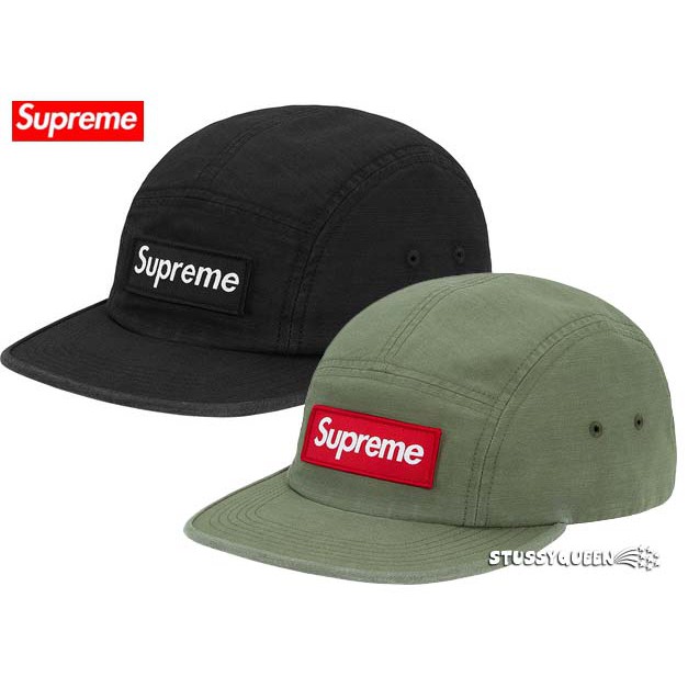 全新正品2020 SS 春夏現貨Supreme Military Camp Cap Box 立體貼布五