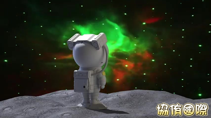 宇航員星空投影燈推薦：299 元值得買嗎？房間氣氛燈與送禮實用心得 (3/11)