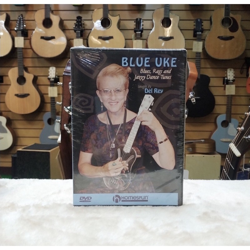 【台北原聲吉他/烏克專門店】Blue Uke烏克麗麗教學DVD Del Rey藍調烏克麗麗彈法 | 蝦皮購物