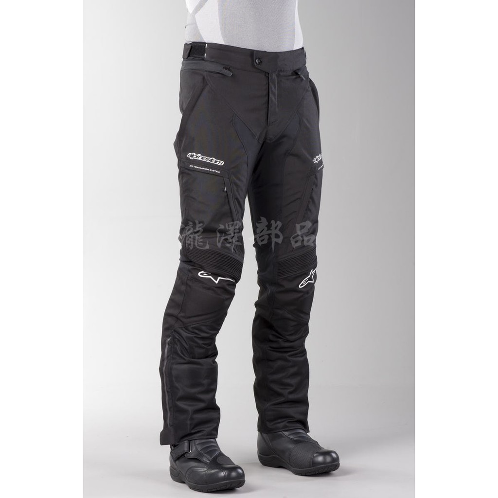 瀧澤部品 義大利 Alpinestars A星 RAMJET AIR PANTS 防摔褲 黑 透氣舒適 網眼 春夏 休閒