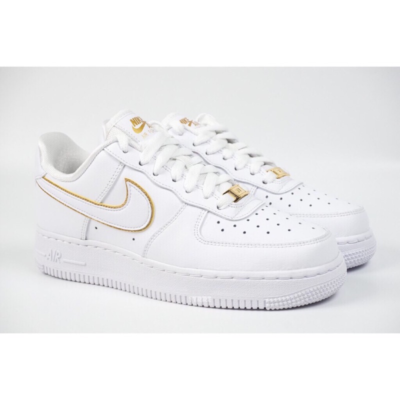 全新現貨💎正品NIKE AIR FORCE 白金金色女鞋AO2132-102 歡迎詢問