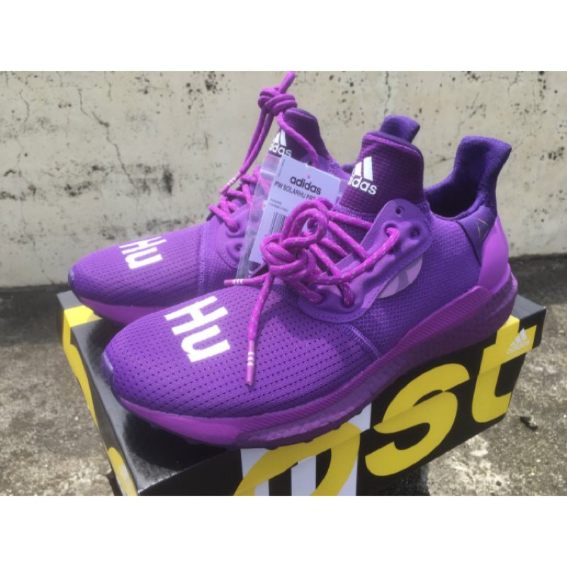 Adidas Pharrell x Solar Hu Glide boost Active Purple