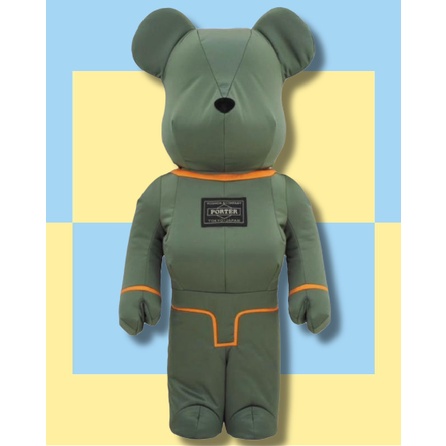 BE@RBRICK X PORTER 400% TANKER SAGE GREEN TOKYO 吉田包