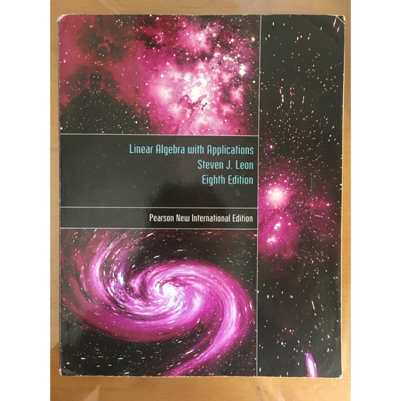 Linear Algebra with Applications 線性代數 (Steven)Eighth Edition | 蝦皮購物