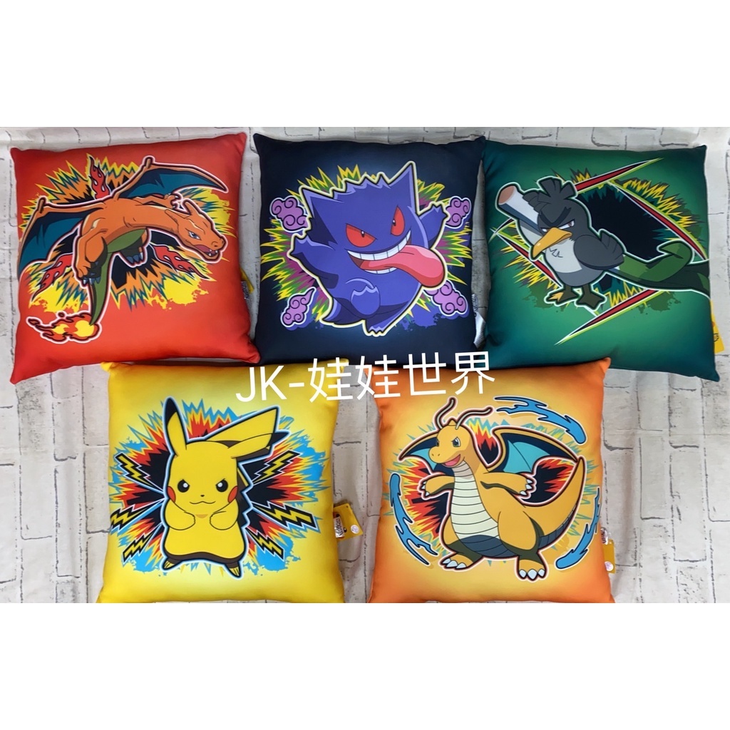 Pokemon 精靈寶可夢 涼感抱枕 枕頭 靠枕 皮卡丘 伊布 乘龍 快龍 卡比獸 可達鴨 耿鬼 | 蝦皮購物