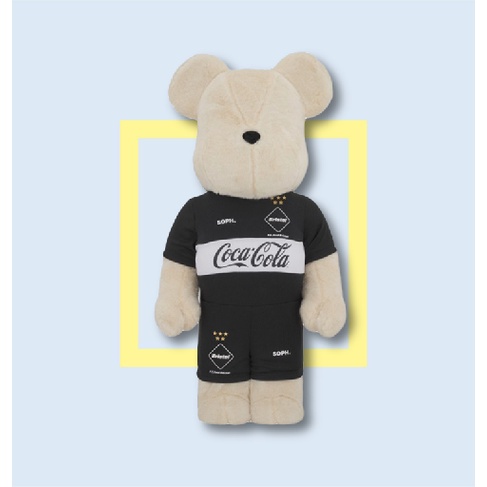 BE@RBRICK x CoCa-COLA x F.C.Real Bristol 1000% 三方聯名北極熊