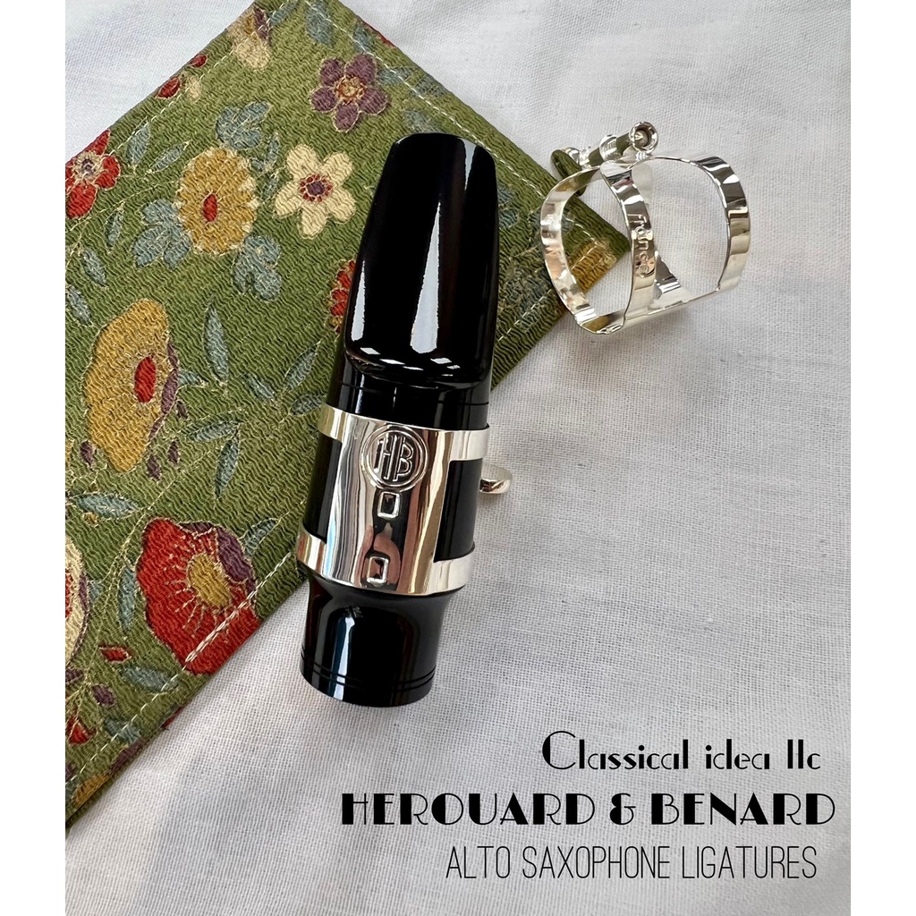 【古點子樂器】法國Herouard & Benard 中音薩克 鍍銀束圈 Alto sax Ligatures 蝦皮購物