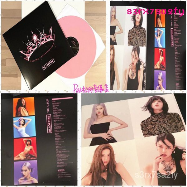 BLACKPINK 首張正規專輯THE ALBUM 限量粉膠LP 黑膠唱片| 蝦皮購物