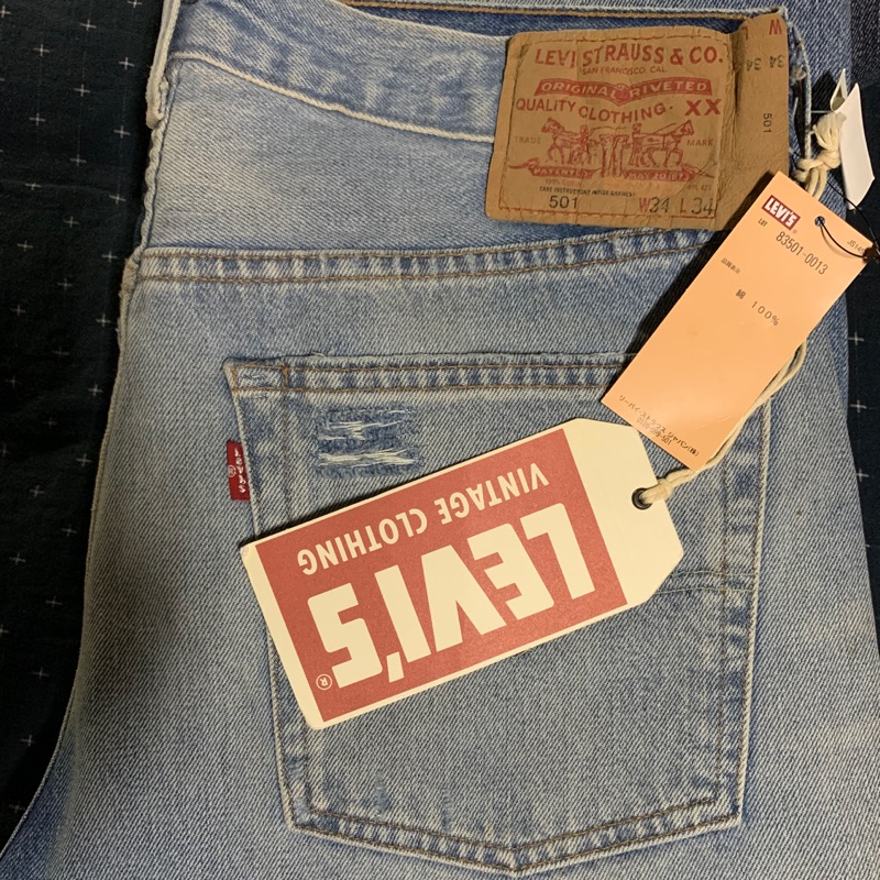 絕版Levi's LVC 全新復刻褲83501-0013 土耳其製| 蝦皮購物