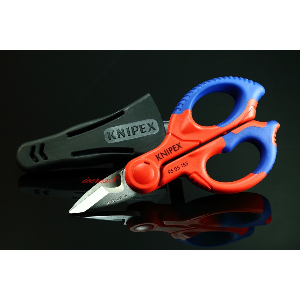 美德工具】特價中Knipex 95 05 155 SB電工剪刀電纜剪| 蝦皮購物