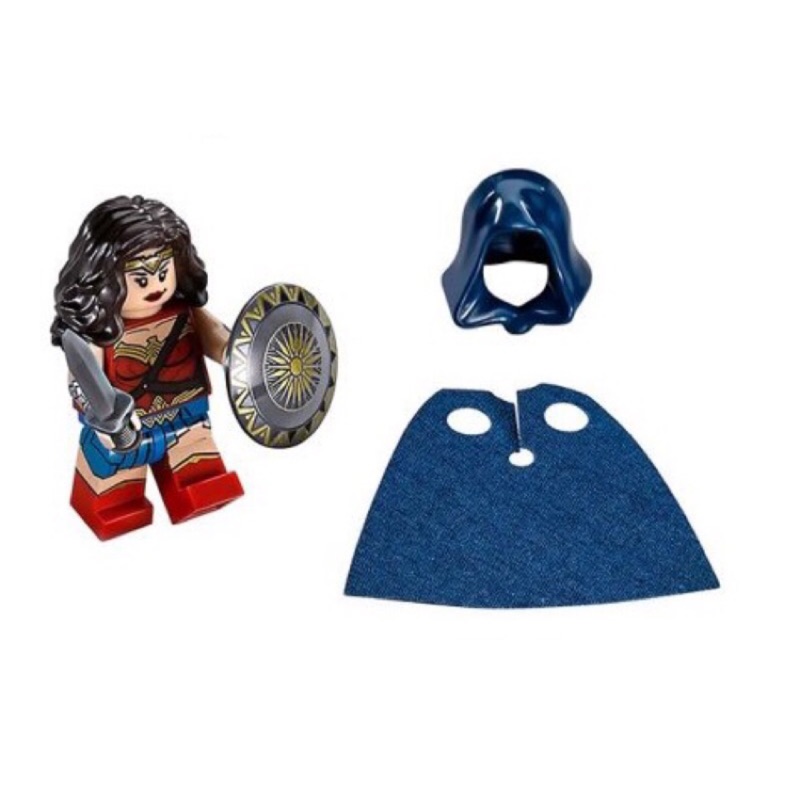 LEGO 樂高76075 新版神力女超人含盾牌含劍全新品, Wonder Woman 參考