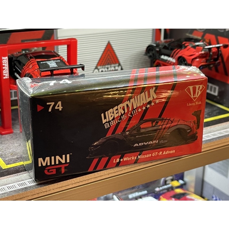 78車庫- MINI GT MiniGT #74 LBWK LBWorks Nissan GT-R GTR