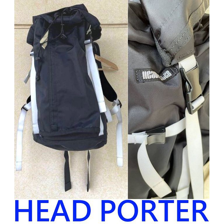 BLACK藤原浩著！極新HEAD PORTER SHATI經典厚實挺實系列HP登山包/後