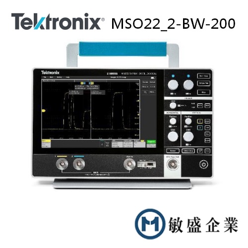 (敏盛企業)Tektronix 太克 MSO22 2-BW-200 混合訊號示波器(含三年原廠保固) | 蝦皮購物