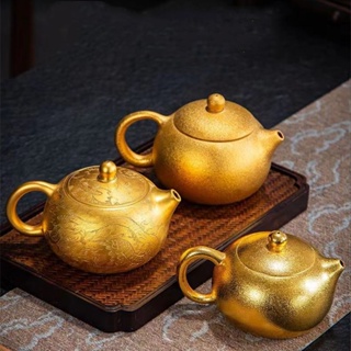 激希少 究極の茶道具 茶壷 金色 茶入 - 工芸品