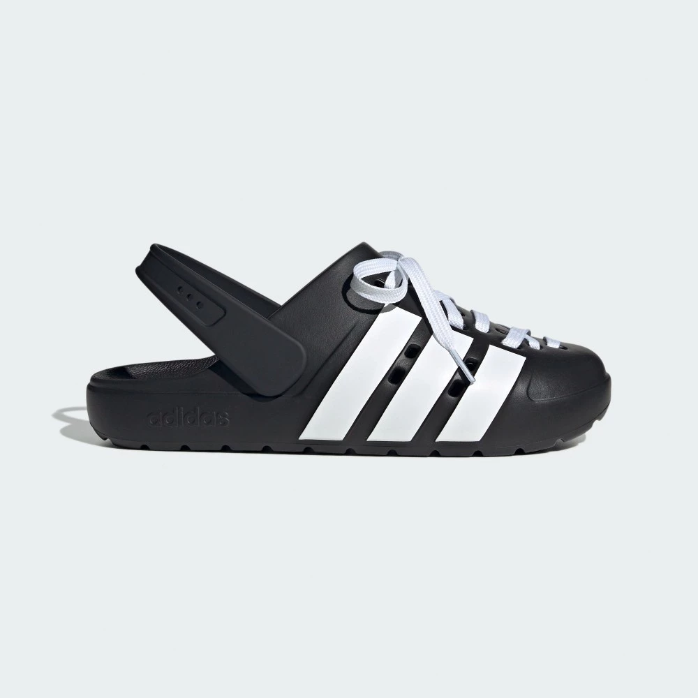 adidas ADILETTE CLOG 2.0 評價:洞洞鞋加鞋帶真的實穿嗎?我的穿搭型拖鞋心得