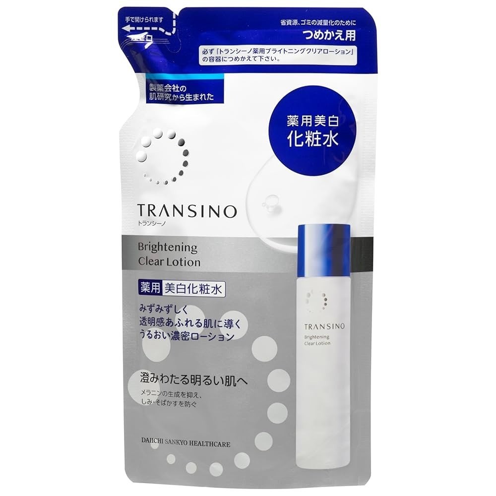 日本直送】第一三共TRANSINO 傳皙諾藥用美白化妝水／乳液補充包| 蝦皮購物