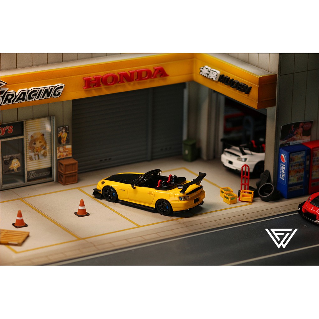 模例】Wild Fire 1/64 HONDA S2000 VOLTEX 黃、白| 蝦皮購物