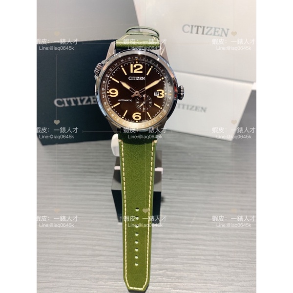 CITIZEN星辰 Mechanical系列 小秒針機械腕錶 NJ0147-18X 42mm