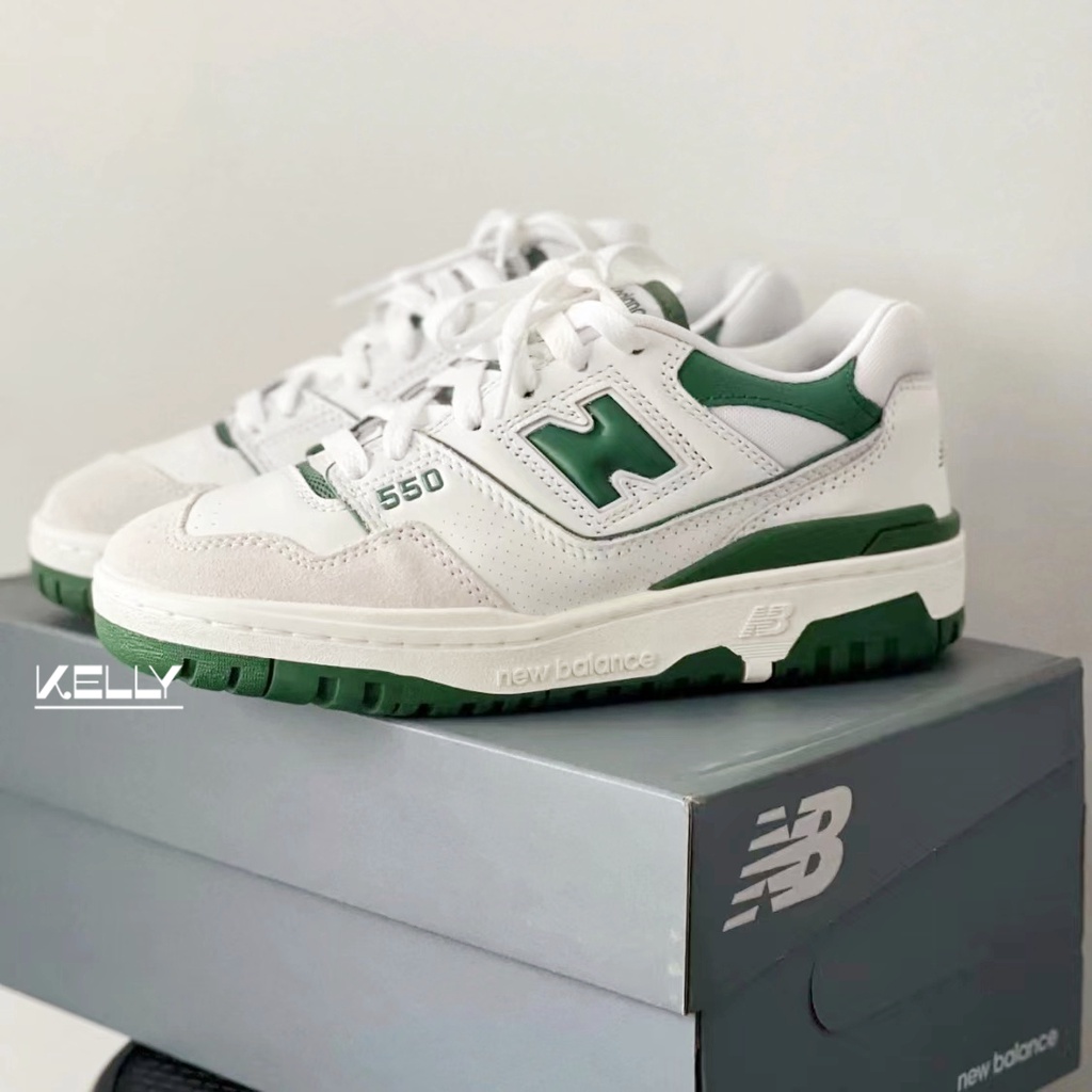 New Balance 550系列白綠藏青色白紫NB550 復古運動鞋休閒鞋BB550WT1