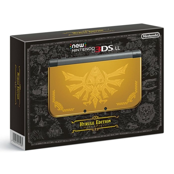 3DS New 3DS LL 薩爾達無雙海拉魯版限定主機(不含遊戲，不含充電變壓器