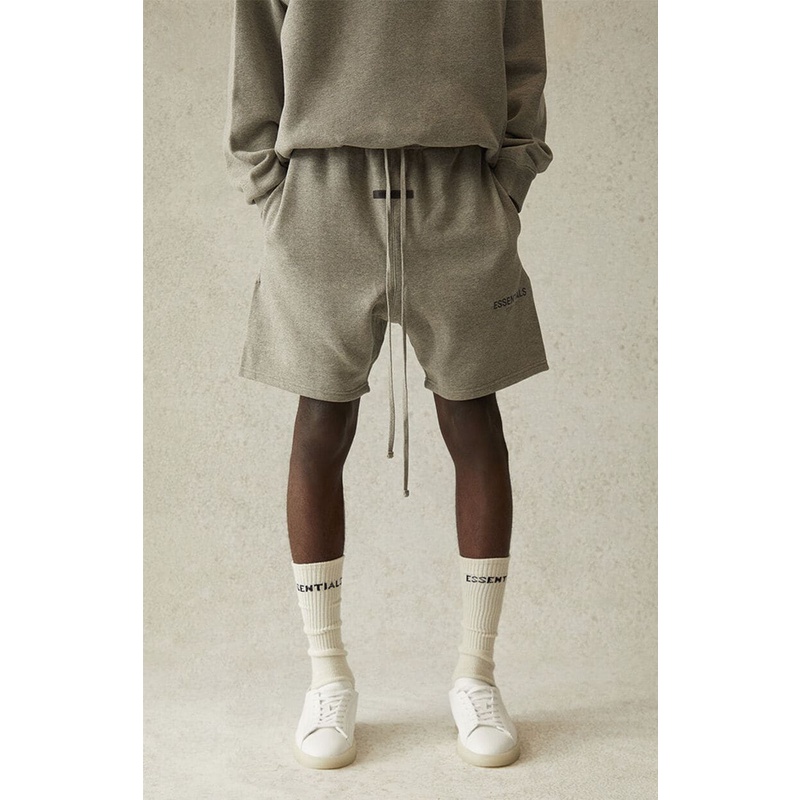 現貨在台] Essentials Fear Of God Heather Sweat Shorts | 蝦皮購物