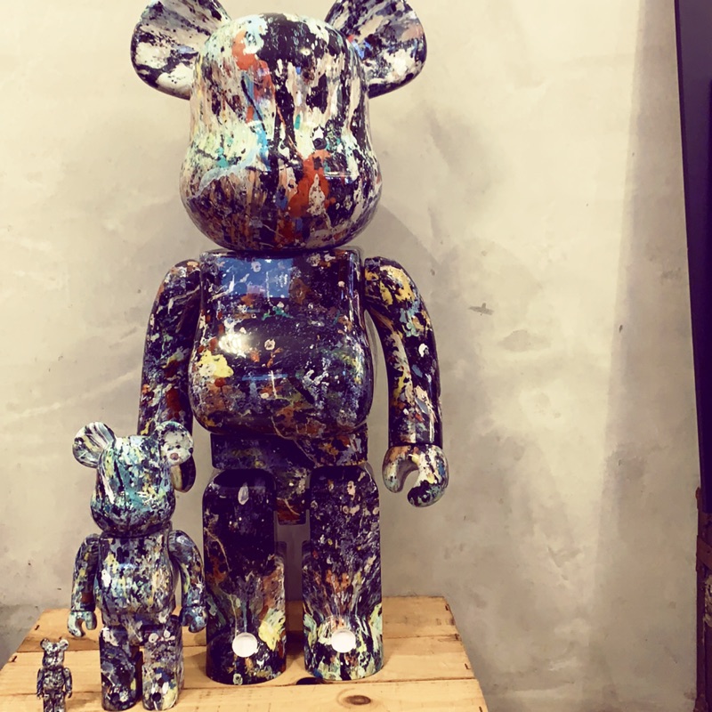 BE@RBRICK 潑墨2代Jackson Pollock Studio Ver 2.0 1000% | 蝦皮購物