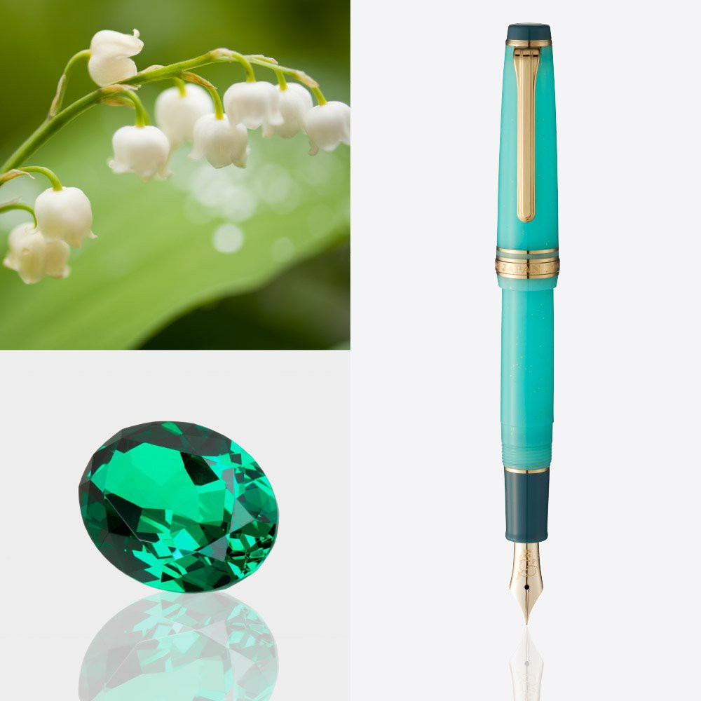 アンコーラ 誕生石×誕生花シリーズ 12月 プラス×セーラー万年筆の新